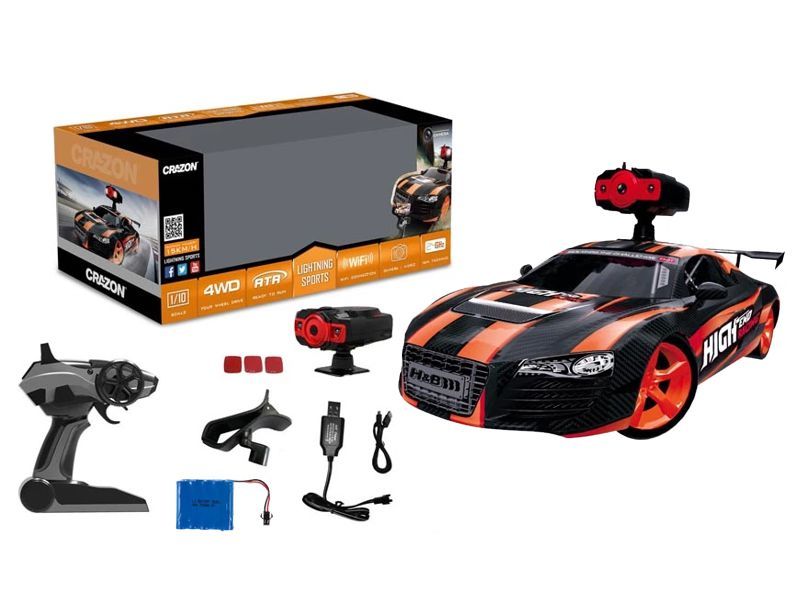 Радиоуправляемая машина для дрифта Crazon High End FPV 2WD RTR масштаб 1:10 2.4G — CR-181001-Orange — изображение 5
