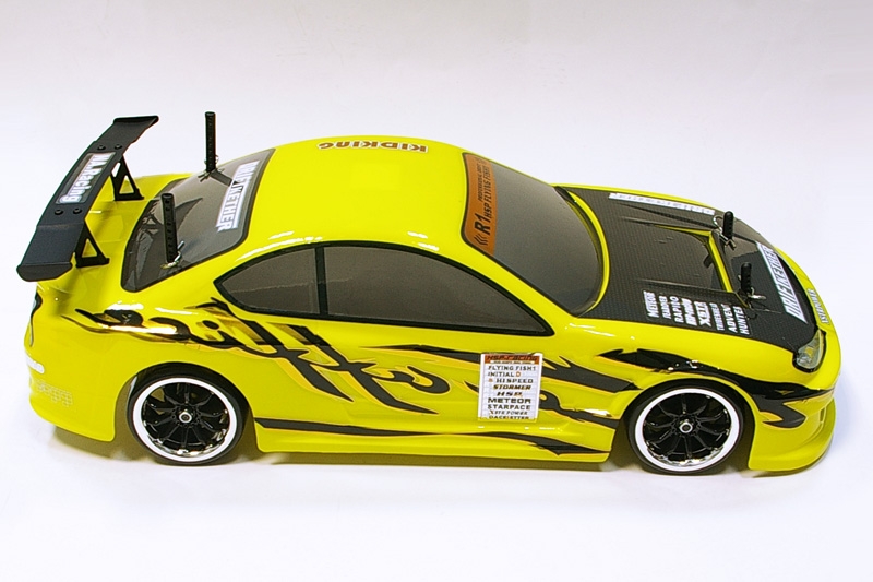 Радиоуправляемая машина для дрифта ApexHobby Fireball DC Yellow Edition 4WD RTR масштаб 1:10 2.4G — AP02Y — изображение 2