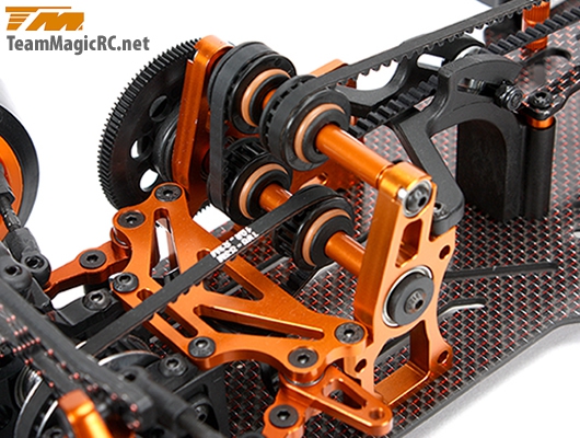 Радиоуправляемая машина для дрифта Team Magic E4D MF Pro Competition Version 4WD KIT-набор масштаб 1:10 — TM-503015 — изображение 4