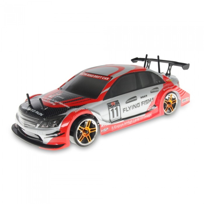 Радиоуправляемая машина для дрифта HSP Flying Fish 1 4WD RTR масштаб 1:10 2.4G — 94123P-12382 — изображение 4