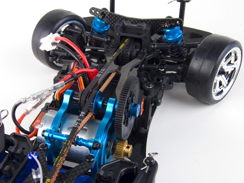 Радиоуправляемая машина для дрифта BSD Racing Guchol Carbon DS, Brushed 4WD RTR масштаб 1:10 2.4G — BS204R — изображение 2