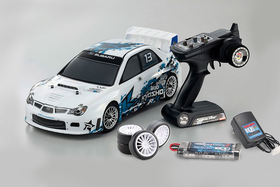 Радиоуправляемая машина для дрифта Kyosho Fazer VE-X 2006 Subaru Impreza 4WD RTR масштаб 1:10 2.4G — 30913T1B — изображение 2