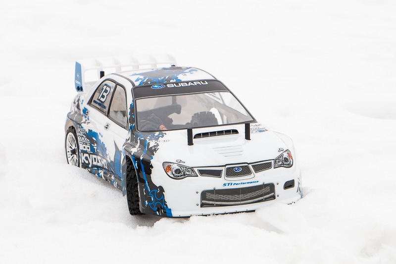 Радиоуправляемая машина для дрифта Kyosho Fazer VE-X 2006 Subaru Impreza 4WD RTR масштаб 1:10 2.4G — 30913T1B — изображение 4