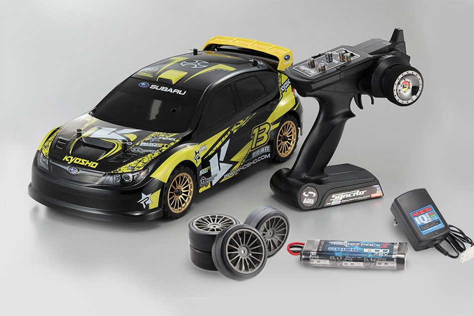 Радиоуправляемая машина для дрифта Kyosho Fazer VE-X 2007 Subaru Impreza 4WD RTR масштаб 1:10 2.4G — 30914T1B — изображение 2