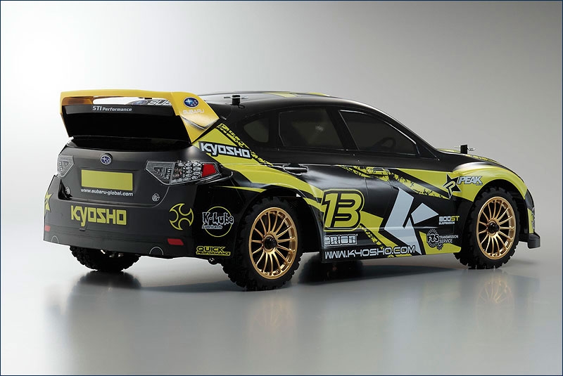 Радиоуправляемая машина для дрифта Kyosho Fazer VE-X 2007 Subaru Impreza 4WD RTR масштаб 1:10 2.4G — 30914T1B — изображение 3