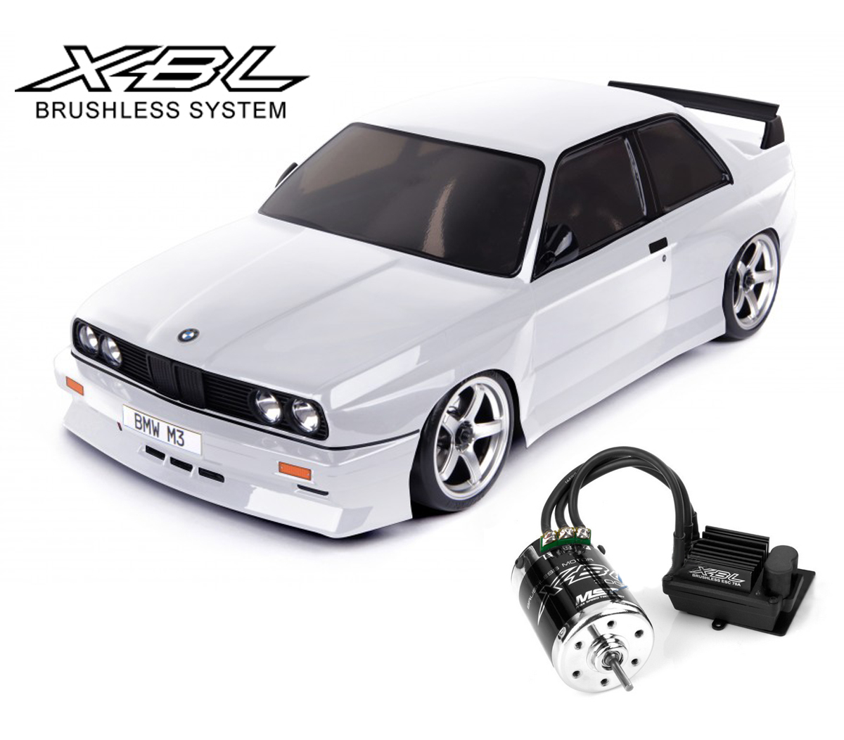 Радиоуправляемая машина для дрифта MST MS-01D BMW M3 E30 (white) 4WD RTR масштаб 1:10 2.4G — MST-533011W