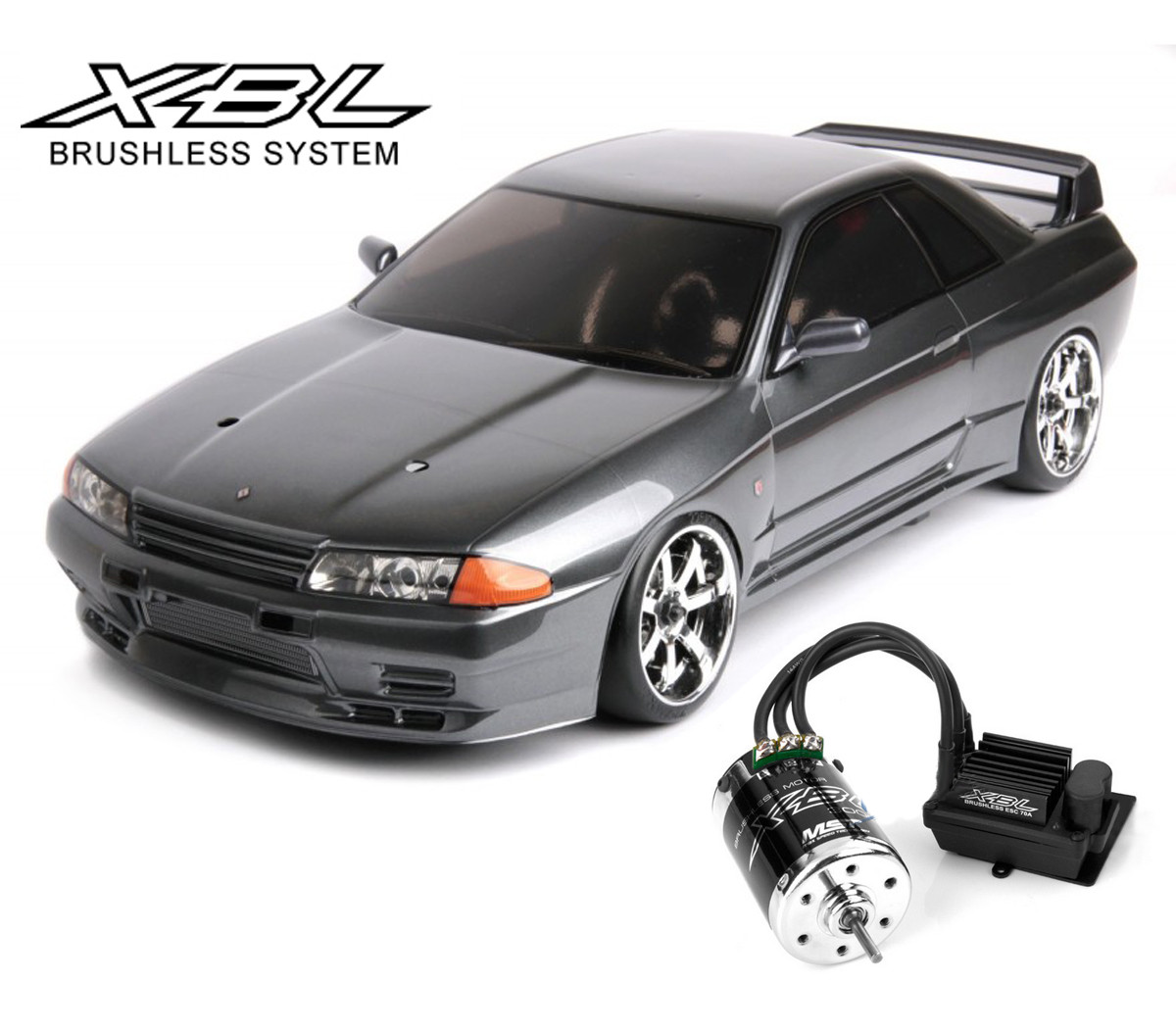 Радиоуправляемая машина для дрифта MST MS-01D NISSAN R32 GT-R 4WD RTR масштаб 1:10 2.4G — MST-533008