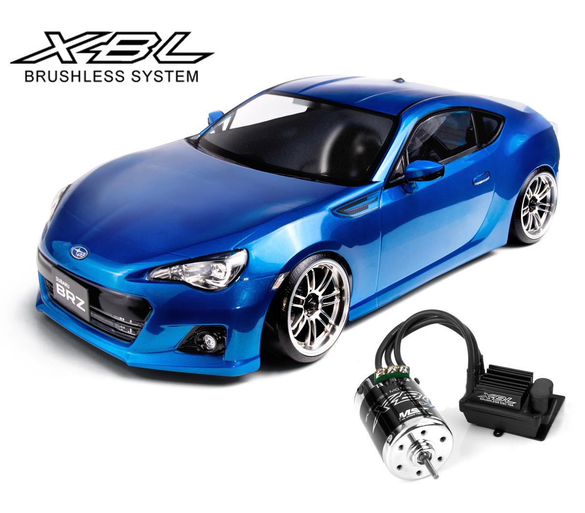 Радиоуправляемая машина для дрифта MST MS-01D SUBARU BRZ Blue 4WD RTR масштаб 1:10 2.4G — MST-533014B