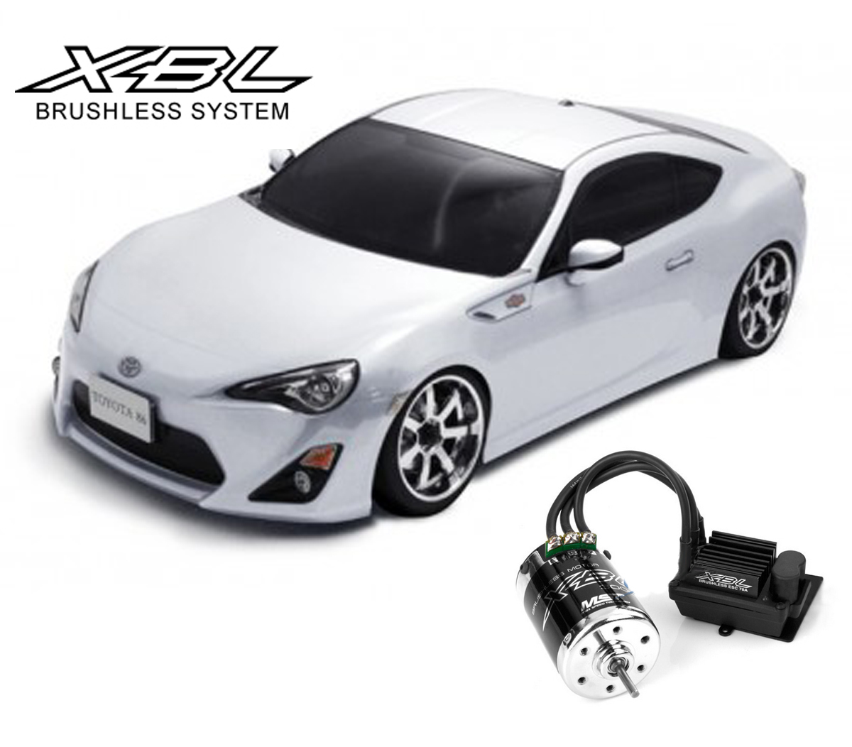 Радиоуправляемая машина для дрифта MST MS-01D TOYOTA FT-86 (white) 4WD RTR масштаб 1:10 2.4G — MST-533010W