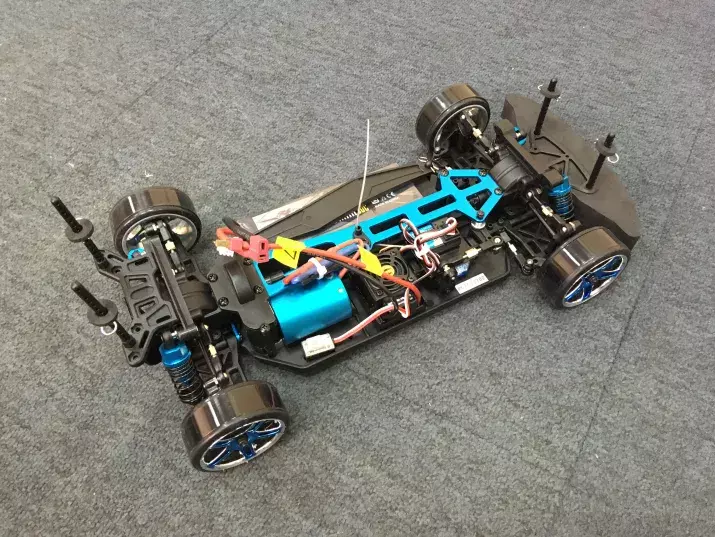 Уценка. Радиоуправляемая машина для дрифта HSP Flying Fish 1 Pro 4WD RTR масштаб 1:10 2.4G — 94123PRO-12344_sale — изображение 4