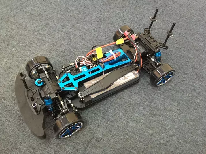 Уценка. Радиоуправляемая машина для дрифта HSP Flying Fish 1 Pro 4WD RTR масштаб 1:10 2.4G — 94123PRO-12344_sale — изображение 5