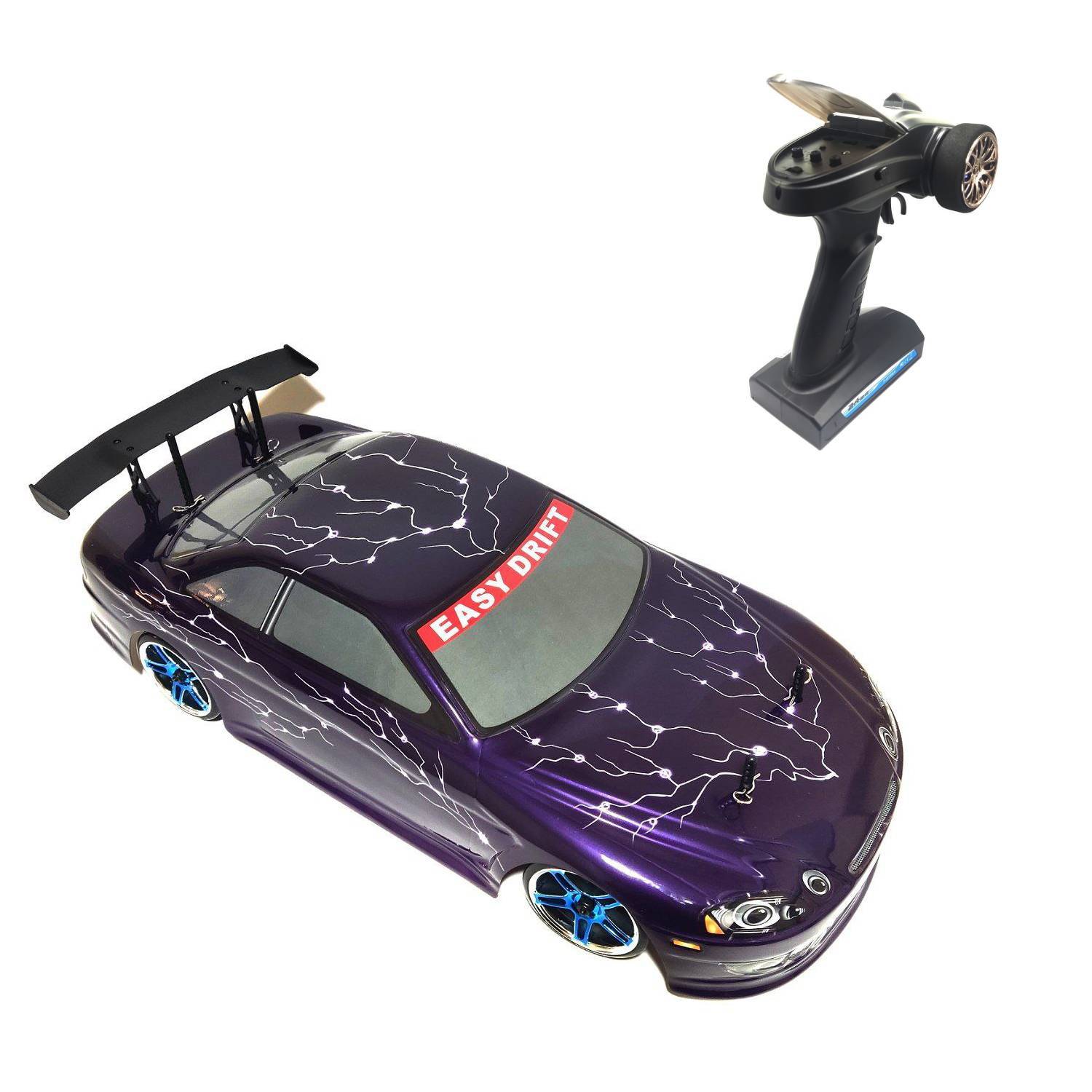 Радиоуправляемый автомобиль для дрифта HSP Flying Fish 1 масштаб 1:10 4WD 2.4G — 94123-12302 PURPLE