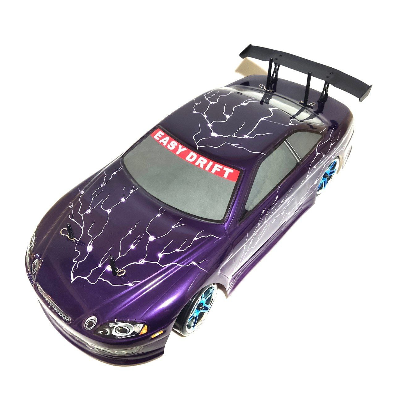 Радиоуправляемый автомобиль для дрифта HSP Flying Fish 1 масштаб 1:10 4WD 2.4G — 94123-12302 PURPLE — изображение 2