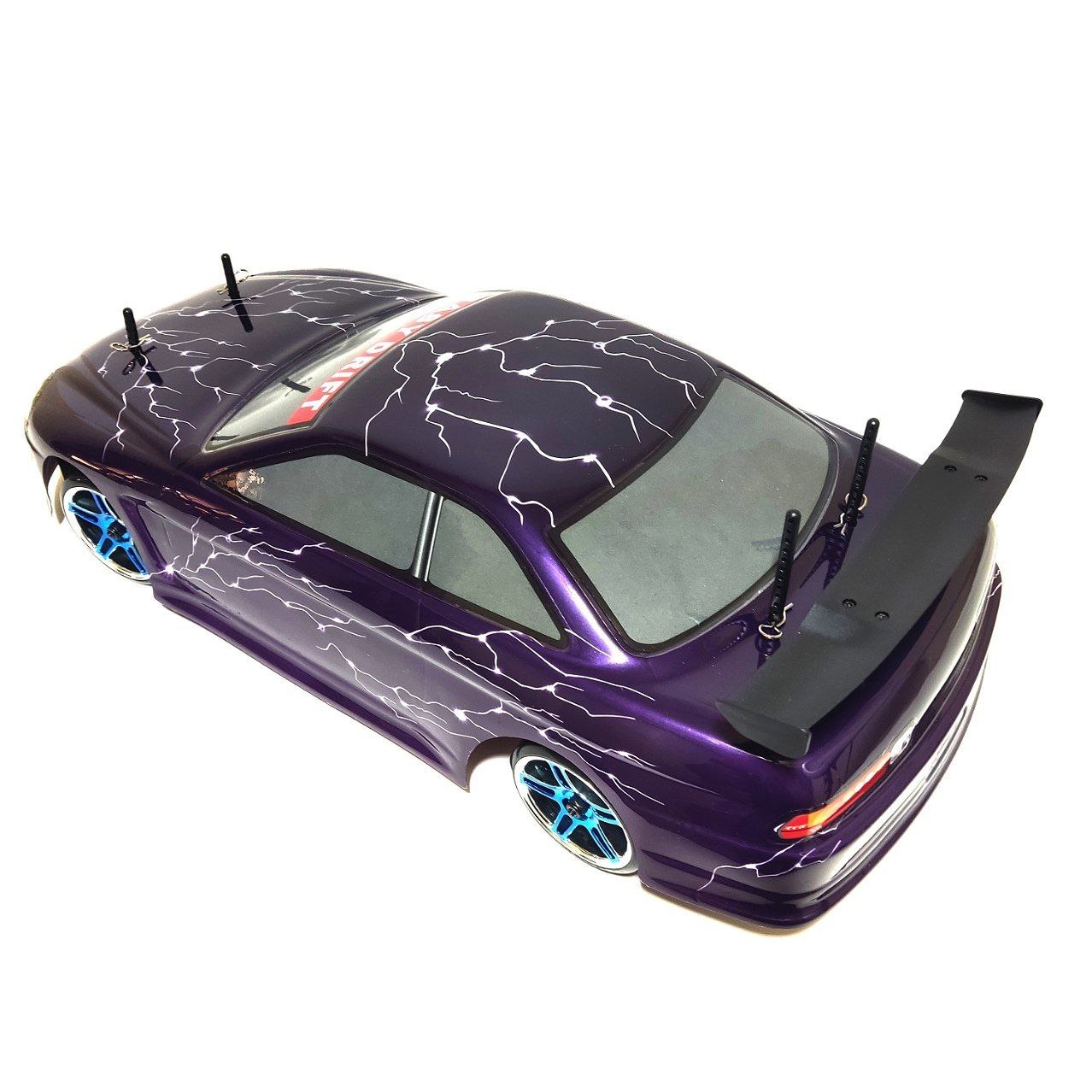 Радиоуправляемый автомобиль для дрифта HSP Flying Fish 1 масштаб 1:10 4WD 2.4G — 94123-12302 PURPLE — изображение 3