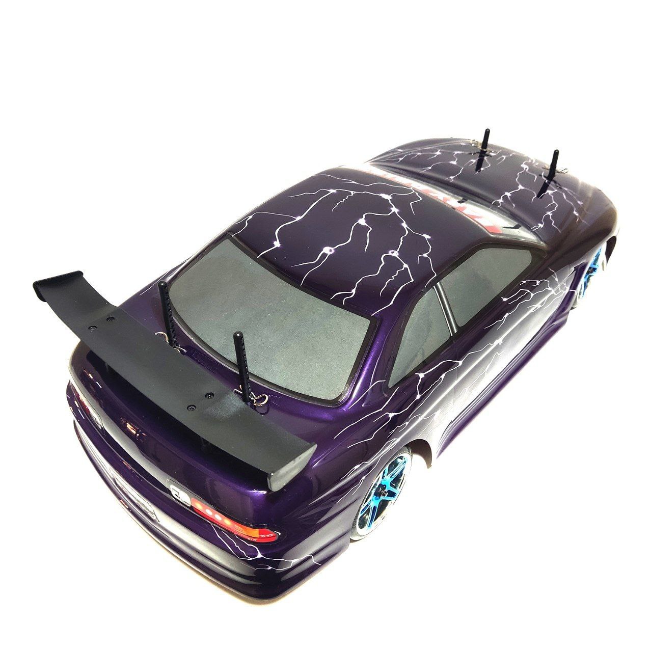 Радиоуправляемый автомобиль для дрифта HSP Flying Fish 1 масштаб 1:10 4WD 2.4G — 94123-12302 PURPLE — изображение 4