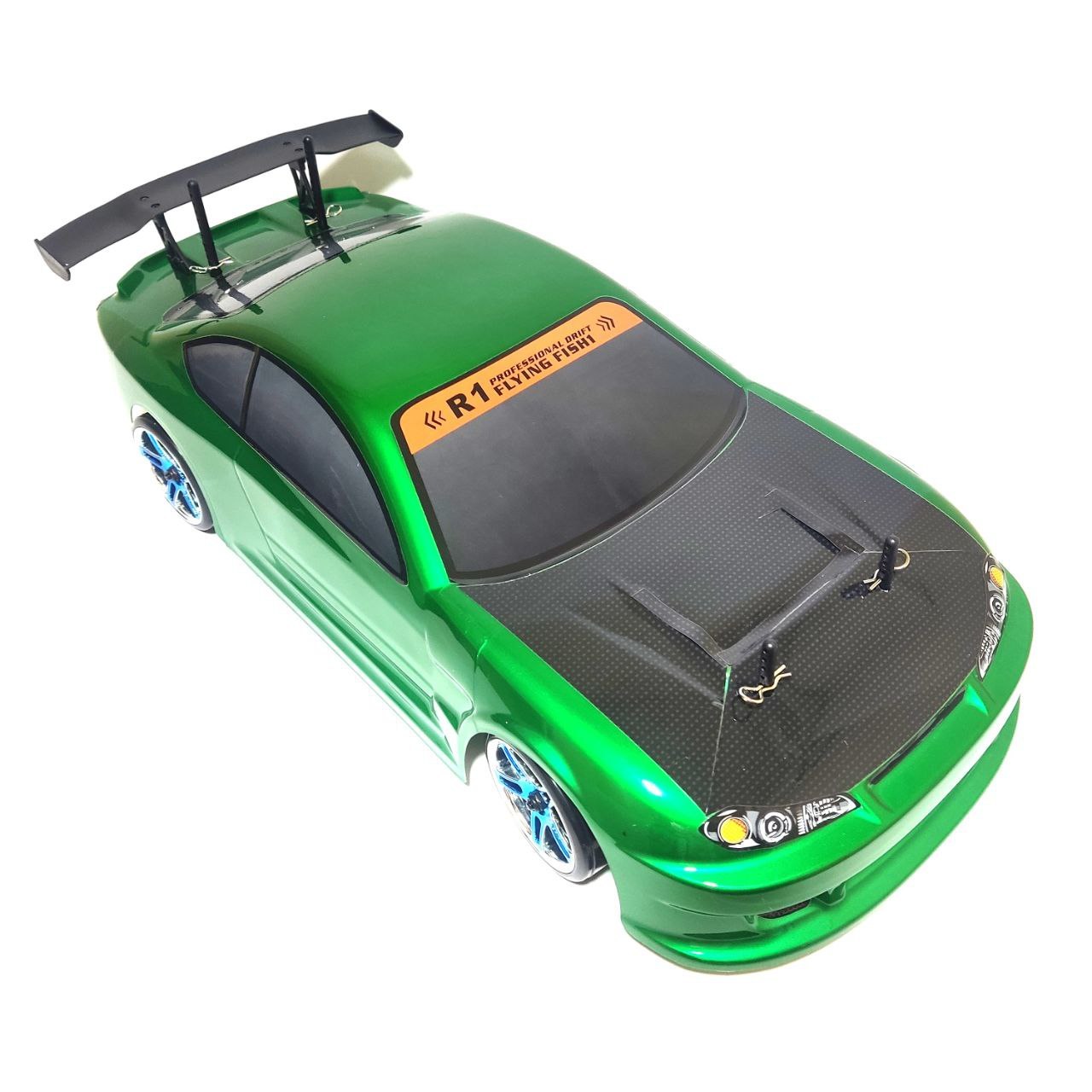Радиоуправляемый автомобиль для дрифта HSP Flying Fish 1 масштаб 1:10 4WD 2.4G — 94123-12363 GREEN — изображение 2