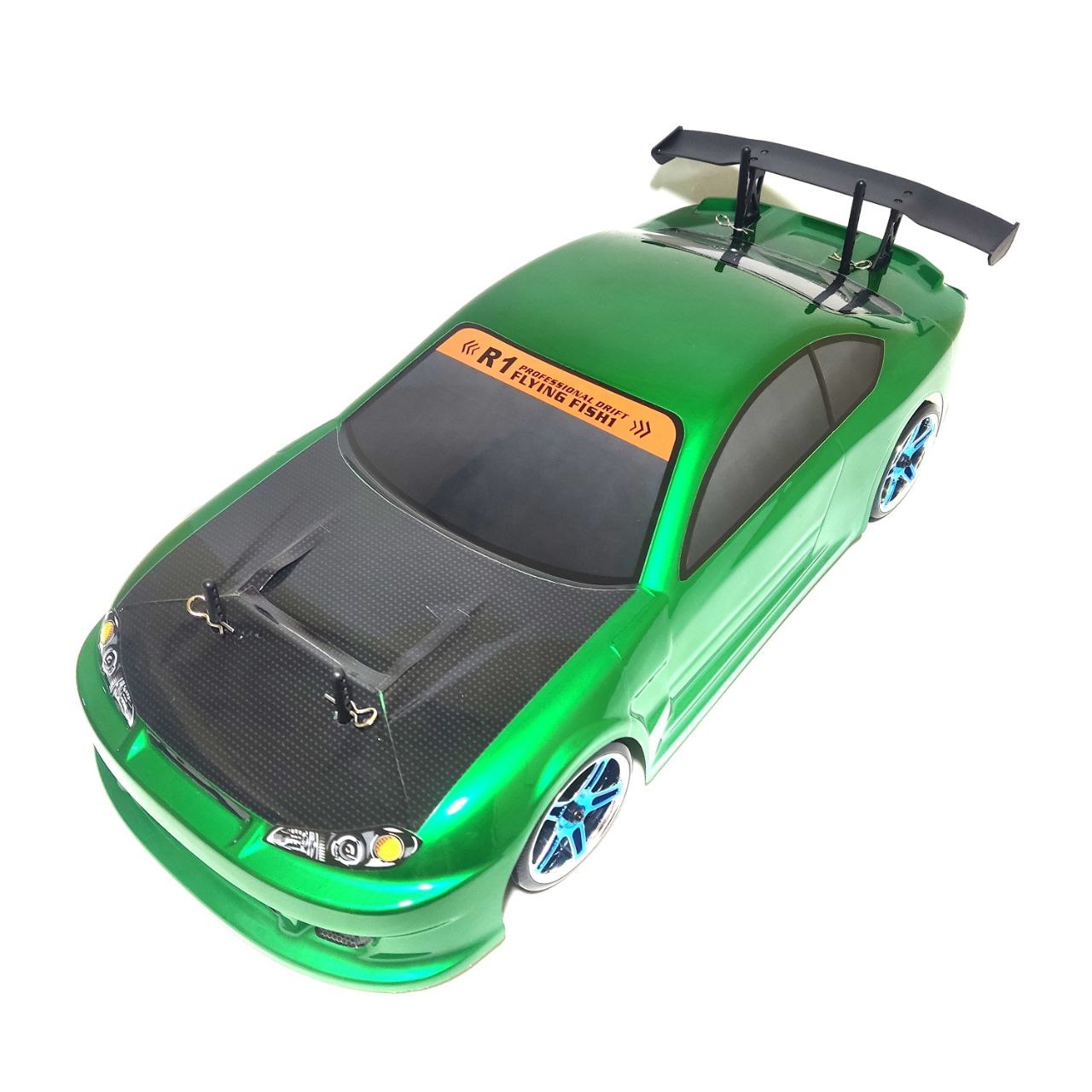 Радиоуправляемый автомобиль для дрифта HSP Flying Fish 1 масштаб 1:10 4WD 2.4G — 94123-12363 GREEN — изображение 3
