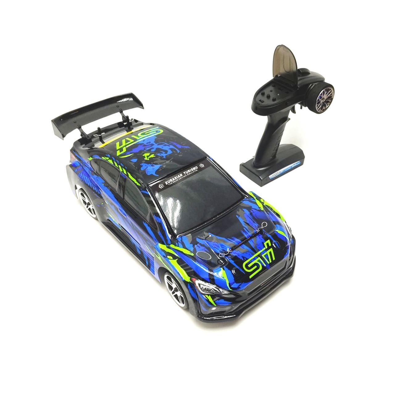 Радиоуправляемый автомобиль для дрифта HSP Flying Fish 1 RTR масштаб 1:10 4WD 2.4G — 94123-STI-03-BL