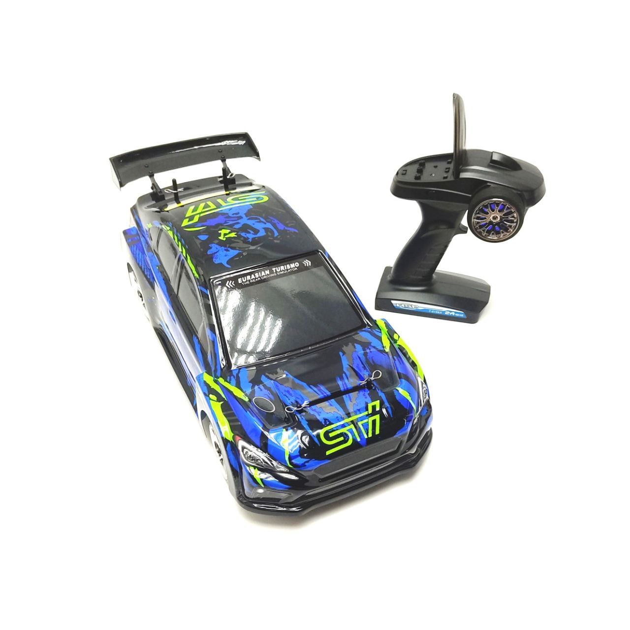 Радиоуправляемый автомобиль для дрифта HSP Flying Fish 1 RTR масштаб 1:10 4WD 2.4G — 94123-STI-03-BL — изображение 5