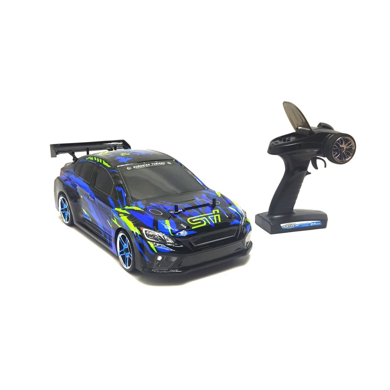 Радиоуправляемый автомобиль для дрифта HSP Flying Fish 1 Top масштаб 1:10 4WD 2.4G — 94123TOP-STI-03-BL — изображение 2