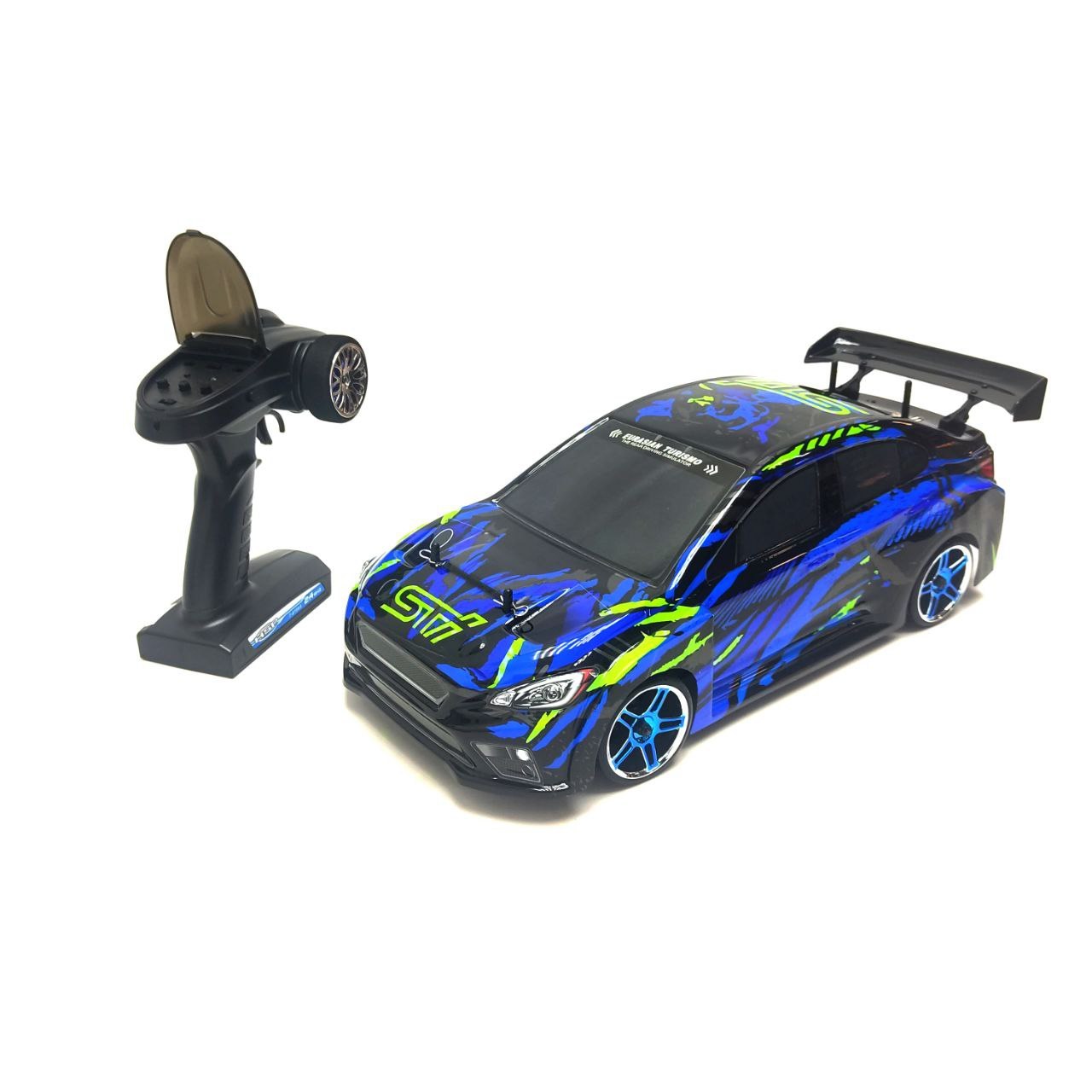 Радиоуправляемый автомобиль для дрифта HSP Flying Fish 1 Top масштаб 1:10 4WD 2.4G — 94123TOP-STI-03-BL