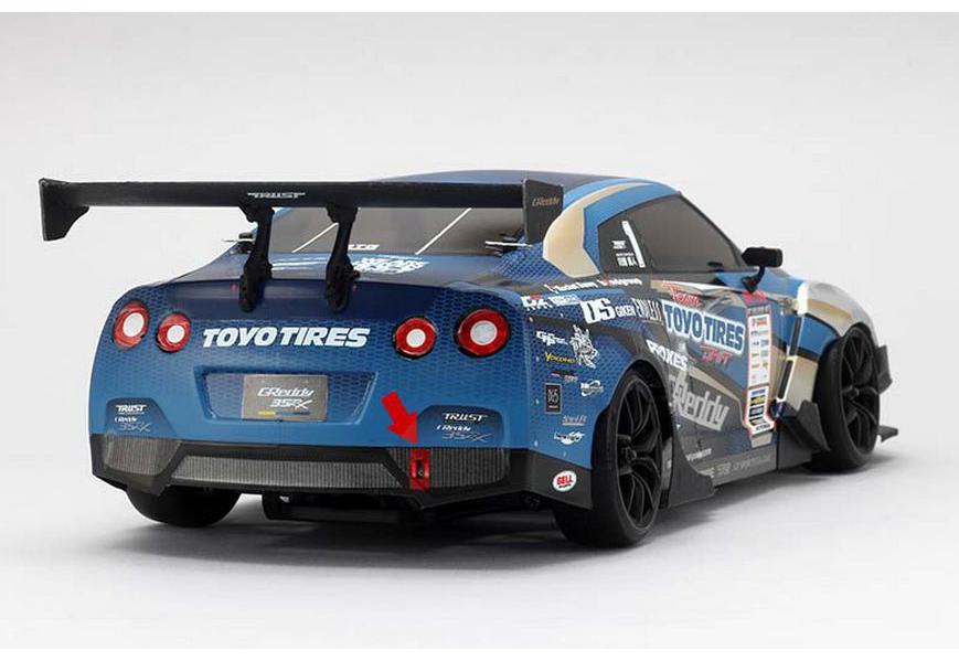Радиоуправляемая машина для дрифта Yokomo Drift Package GReddy 35 RX Spec D Kit 4WD масштаб 1:10 2.4G — DP-GR35 — изображение 4