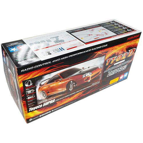 Комплект для сборки машины для дрифта Tamiya Toyota Supra TT-02D 4WD KIT масштаб 1:10 2.4G — TAM-58613 — изображение 2