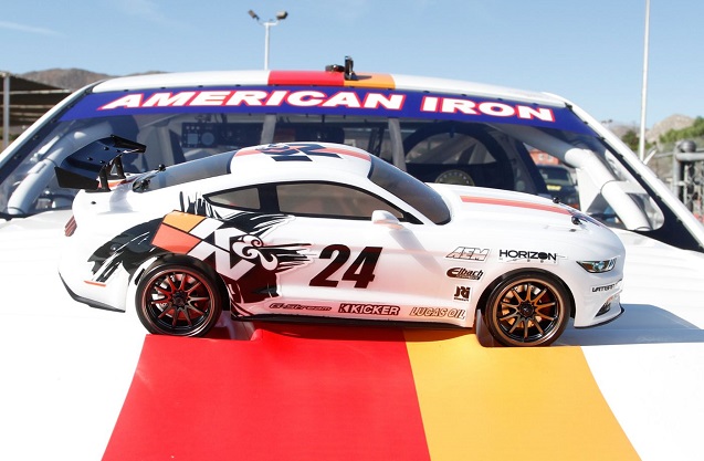 Радиоуправляемая машина для дрифта Vaterra Ford Mustang 2015 KN GT Drift V100-S 4WD RTR масштаб 1:10 2.4G — VTR03091 — изображение 3